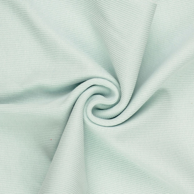 knits fabric pale green 