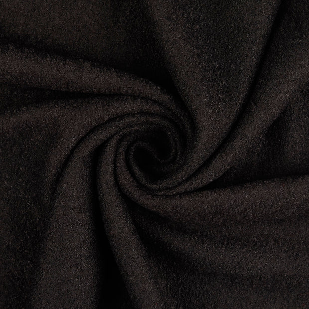 boucle fabric black 