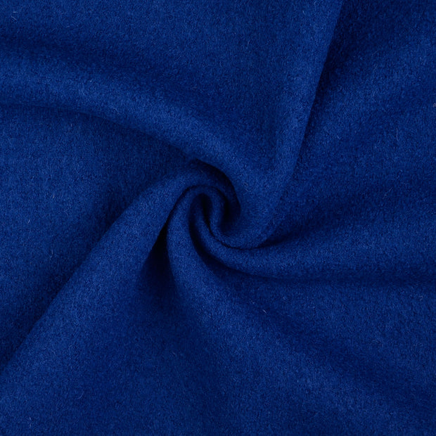 virgin wool fabric royal blue 