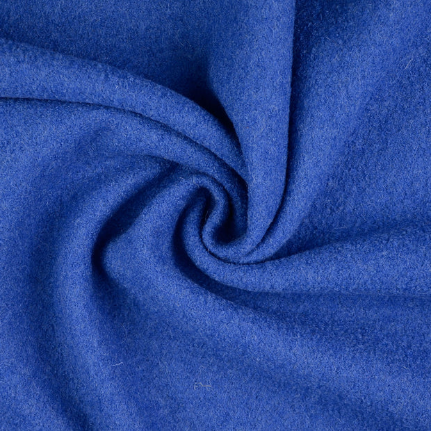 virgin wool fabric royal blue 