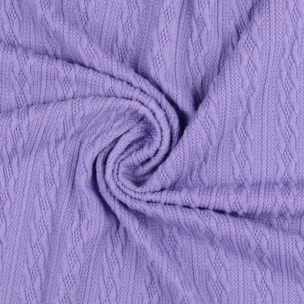 tricot tissu lilas 