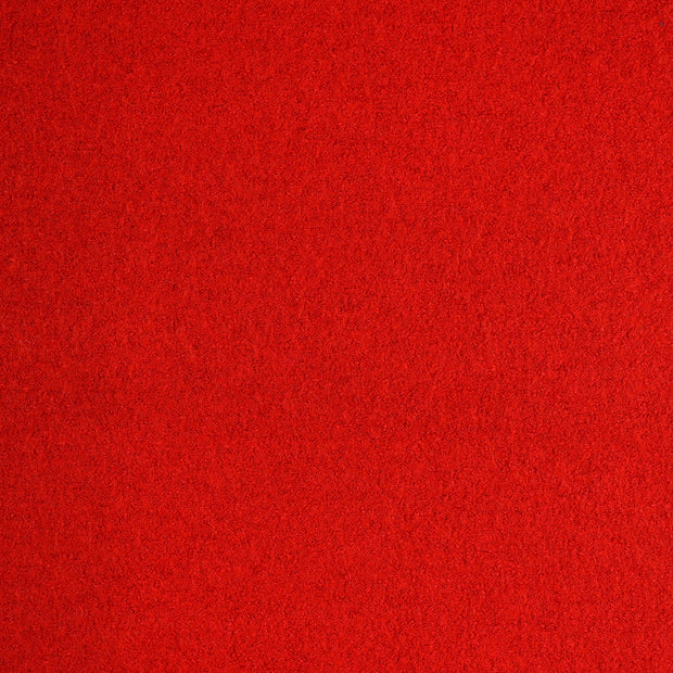 boucle fabric solid red