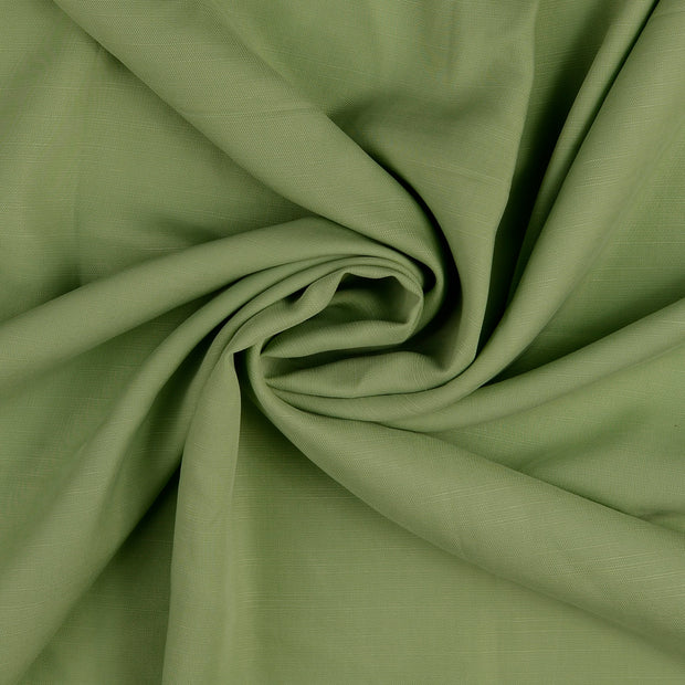 woven linen fabric pale green 