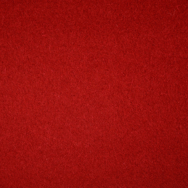 virgin wool fabric red solid 