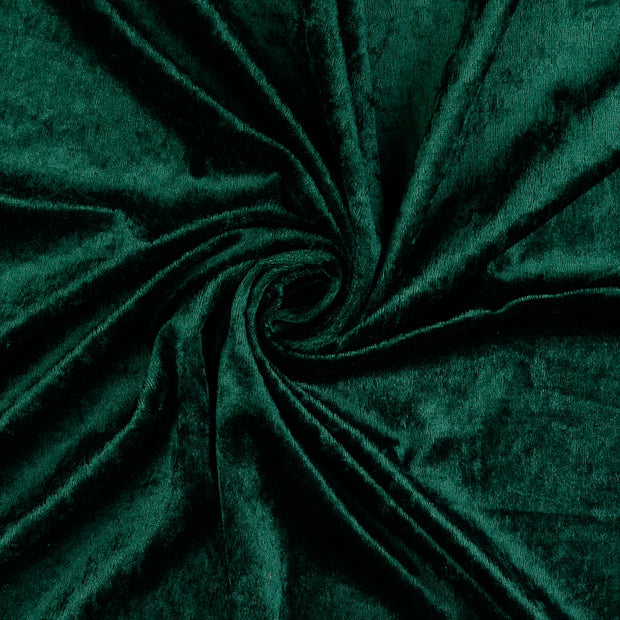 velvet fabric forest green 