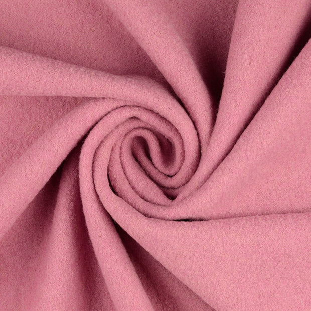 virgin wool fabric old rose 