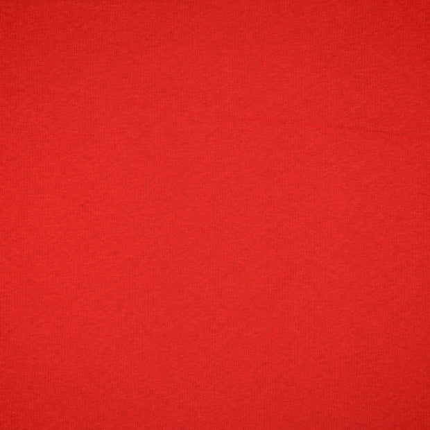 sweat brushed fabric solid red