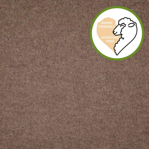 virgin wool fabric solid sand