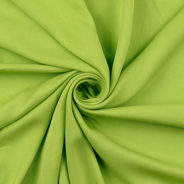 twill tissu vert pomme uni 