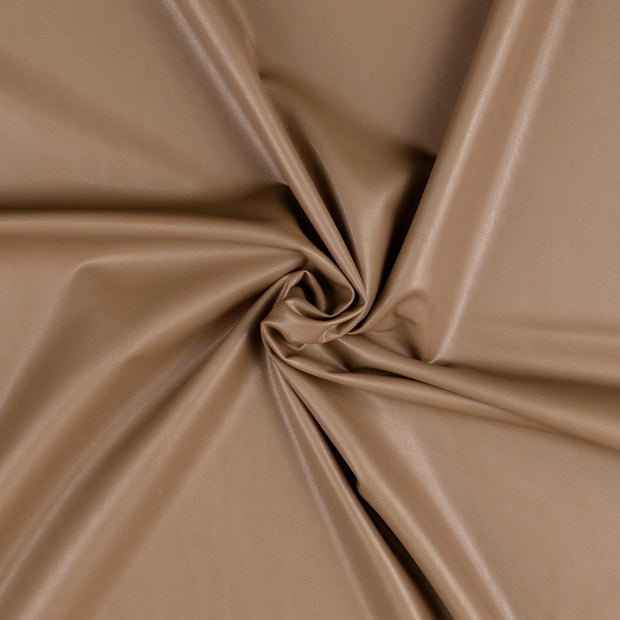 imitation of leather fabric sand solid 