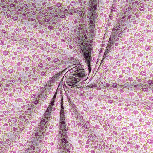 poplin fabric lilac 