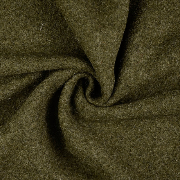 virgin wool fabric olive 