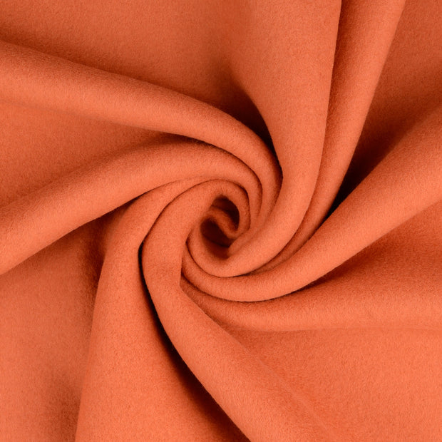 Fleece fabrik kupfer 