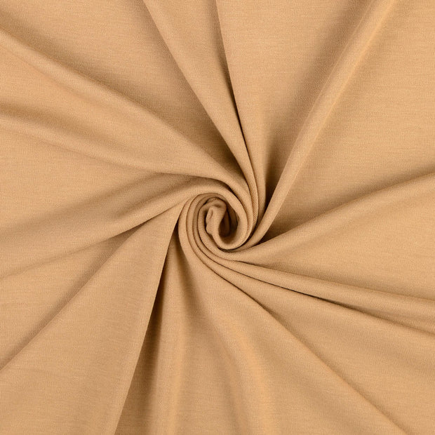 viscose jersey fabric beige solid 