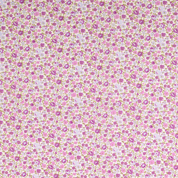 poplin fabric flower lilac