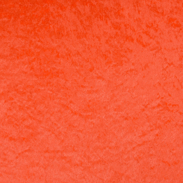 velvet fabric solid orange